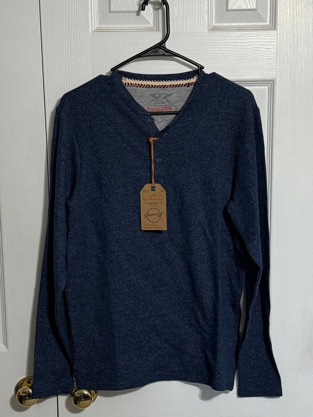 Weatherproof Men's Dark Navy V-Neck Sweater